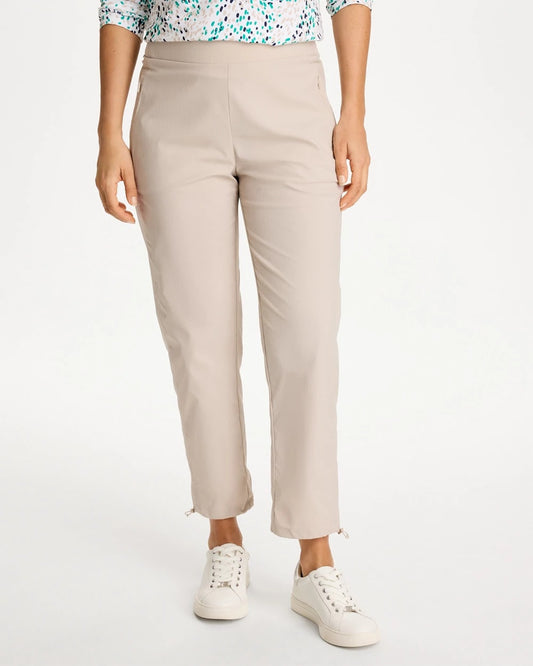 Chico's Zenergy® Striped UPF Bungee Crop Pants
