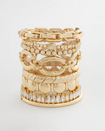 Chico's Thin Twist Stretch Bracelet